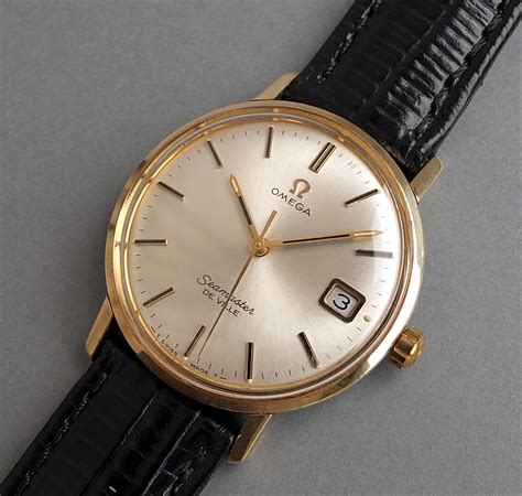 omega white gold watch|vintage 14k gold omega watches.